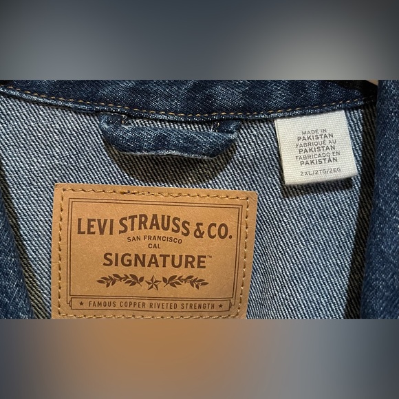 Levi's Men's Blue Denim Jacket, Size 2X - Picture 4 of 5